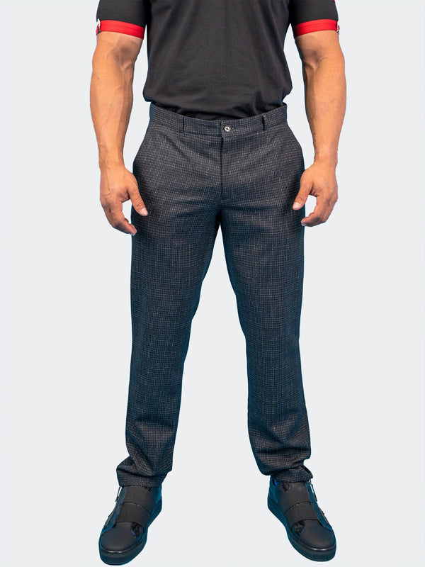 4-Way Stretch Pants Squared Black