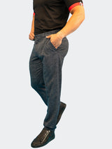 4-Way Stretch Pants Waves Blue View-1