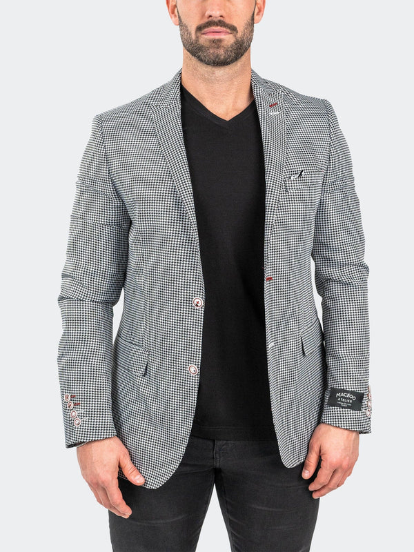 Blazer Descartes Houndstooth Black