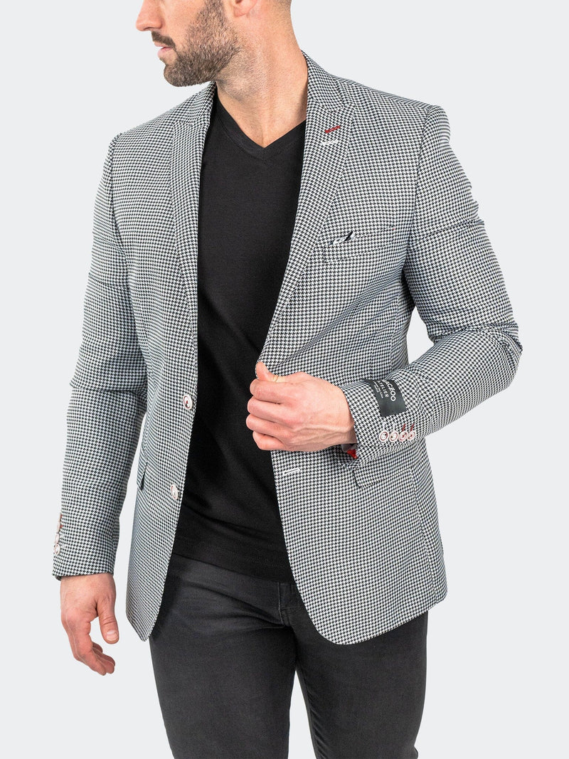 Blazer Descartes Houndstooth Black