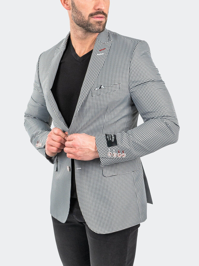 Blazer Descartes Houndstooth Black