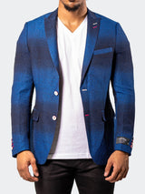 Blazer Descartes LeavesBlue Blue View-1