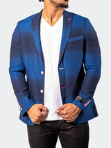 Blazer Descartes LeavesBlue Blue View-3