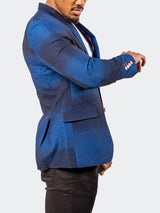 Blazer Descartes LeavesBlue Blue View-8