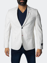 Blazer DoubleBreast Tulum White View-1