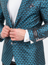 Blazer SkullRepeat Blue View-1