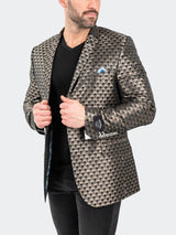 Blazer SkullRepeat Brown View-4