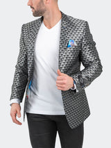 Blazer SkullRepeat Grey View-3