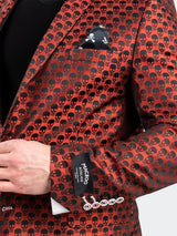 Blazer SkullRepeat Orange View-3