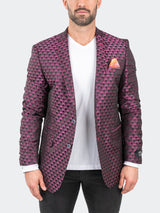 Blazer SkullRepeat Pink View-1