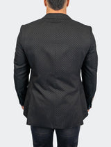 Blazer Socrates DotFlok Black View-3