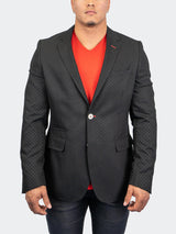 Blazer Socrates DotFlok Black View-1