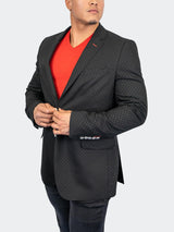 Blazer Socrates DotFlok Black View-9