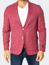 Blazer Unconstructed Descartes Brickhouse Red View-6