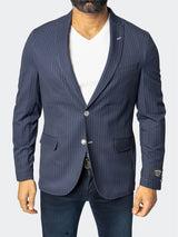 Blazer Unconstructed Descartes Capone Blue View-9