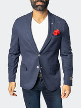 Blazer Unconstructed Descartes Capone Blue View-1