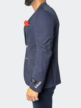 Blazer Unconstructed Descartes Capone Blue View-7