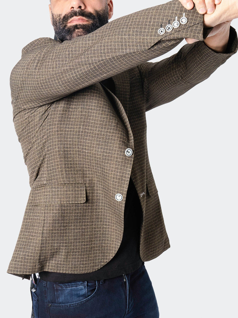 Blazer Unconstructed Descartes Vortex Brown