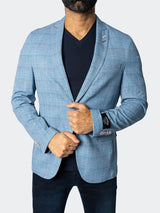 Blazer Unconstructed Rain Blue View-3