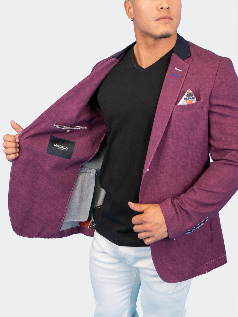 Blazer Unconstructed Shadow Pink