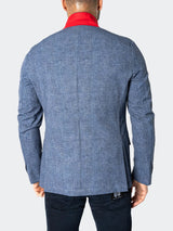 Blazer Unconstructed Slate Blue View-9