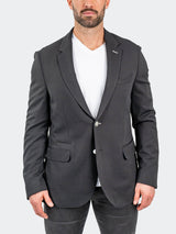 Blazer Unconstructed SolidBlack Black View-1