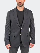 Blazer Unconstructed SolidBlack Black View-4