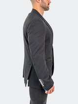 Blazer Unconstructed SolidBlack Black View-7