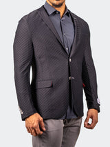 Blazer Unconstructed Stretch BLK View-3