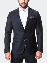 Blazer Beethoven Satin Black View-1