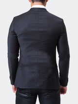 Blazer Beethoven Satin Black View-2