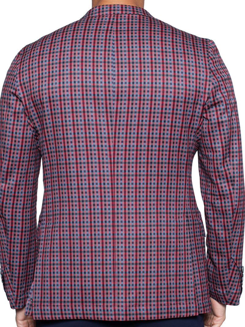 Blazer Unconstructed Check Red