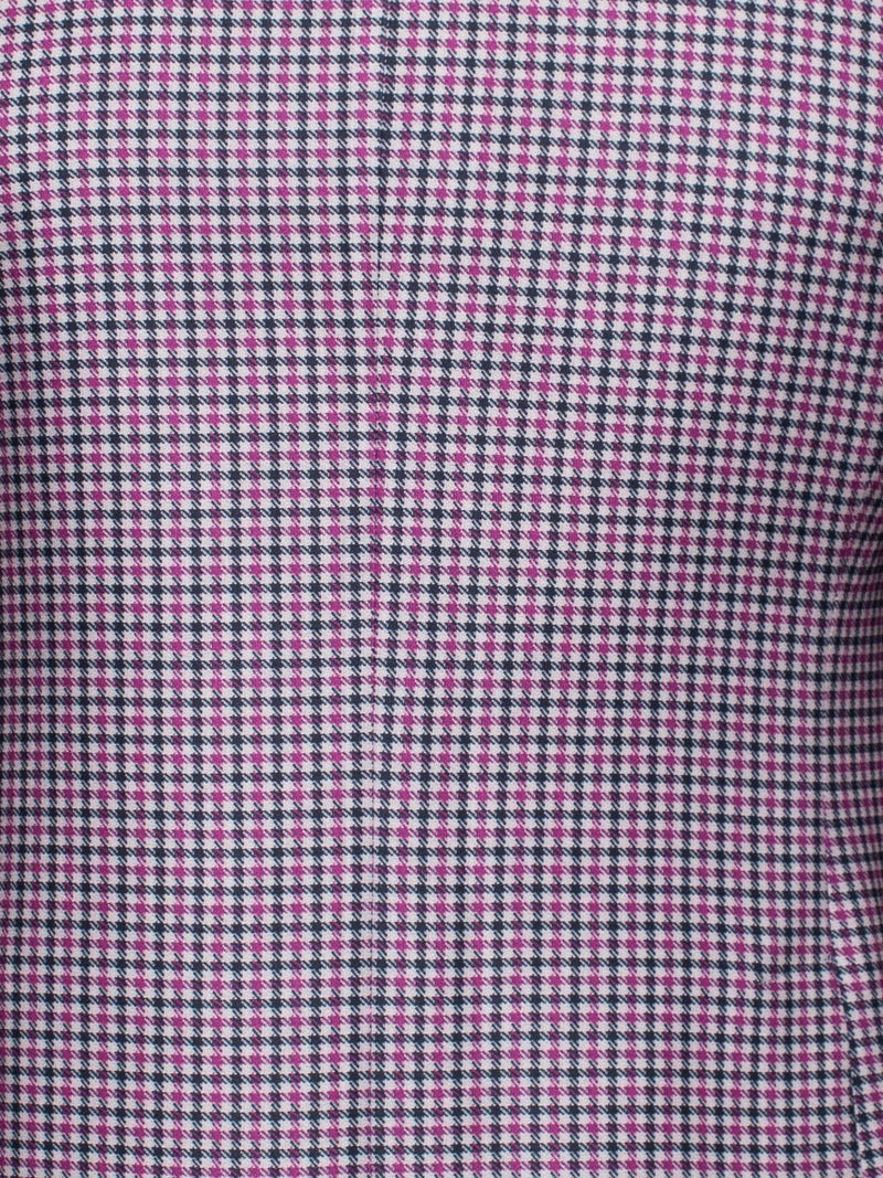 Blazer Unconstructed Houndstooth Pink