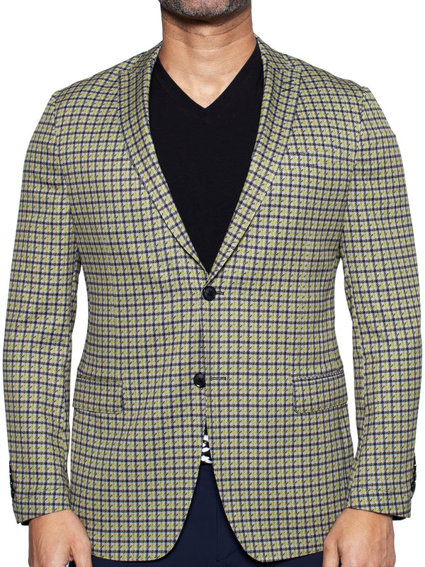 Blazer Unconstructed Houndstooth Yellow