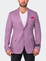 Blazer Unconstructed Descartes Oxford Purple View-1