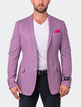 Blazer Unconstructed Descartes Oxford Purple View-2