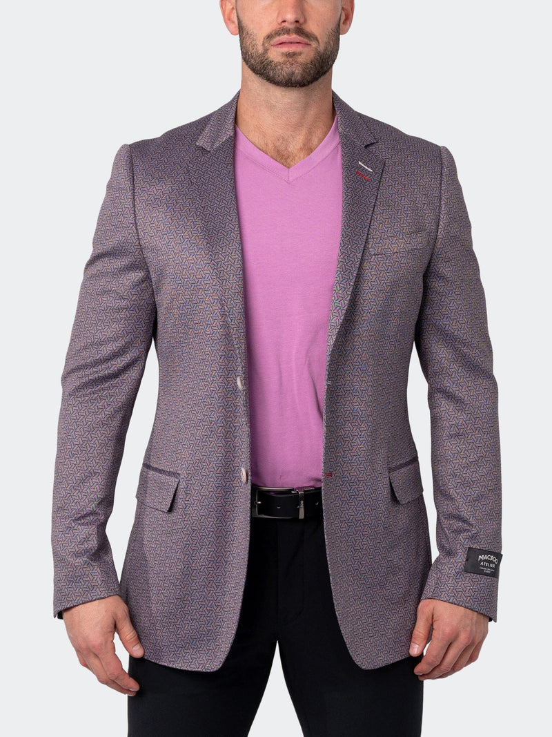 Blazer Unconstructed Socrate 3D Purple