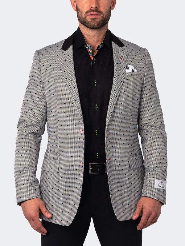 Blazer Socrate Evo HoundstoothFlock White