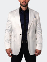 Blazer Tom Ford DottedFlock White View-5