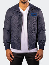 Bomber PuffyComb Navy View-1