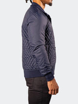 Bomber PuffyComb Navy View-3