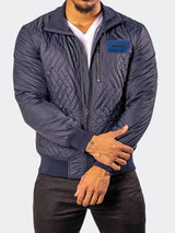 Bomber PuffyComb Navy View-4