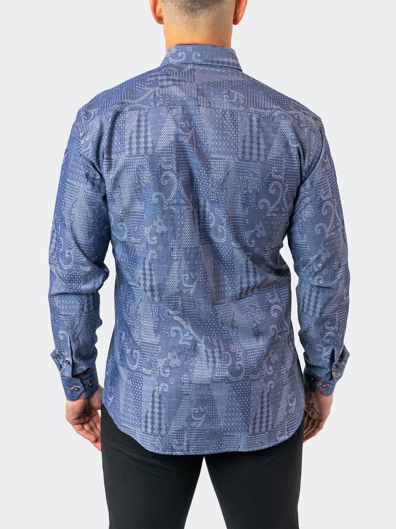 Fibonacci DenimPatch Blue