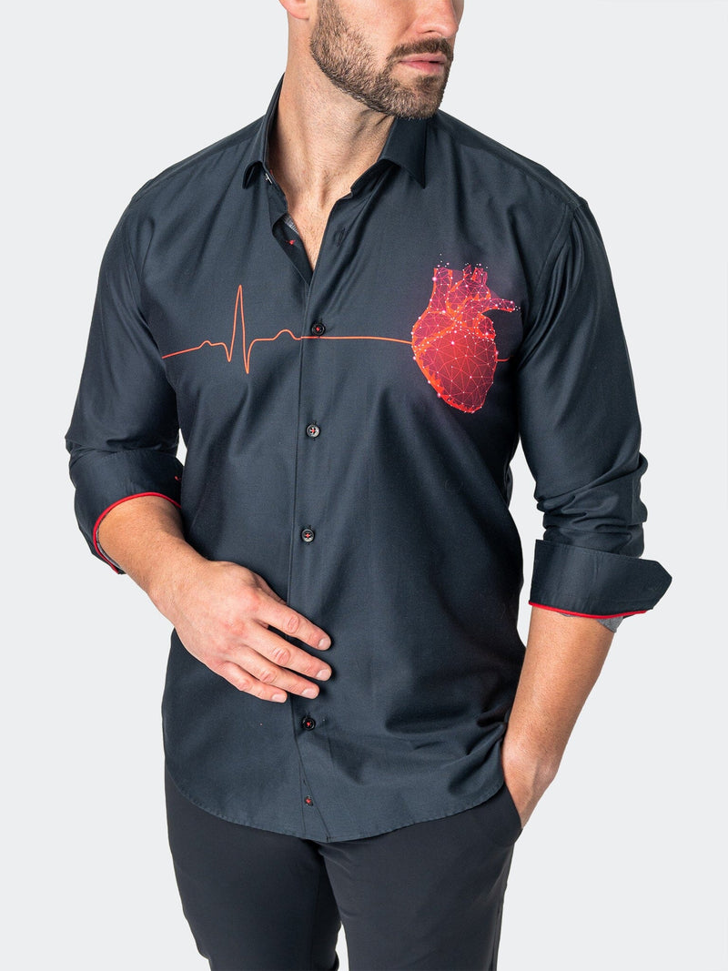 Fibonacci HeartBeat Black