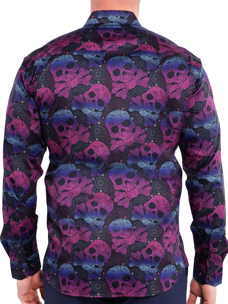 Fibonacci SkullPaisley Purple