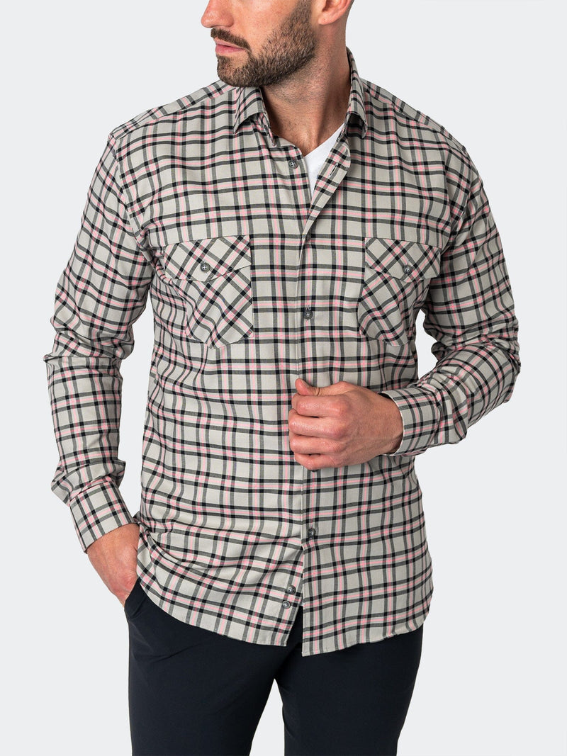 Flannel PlaidPink Grey