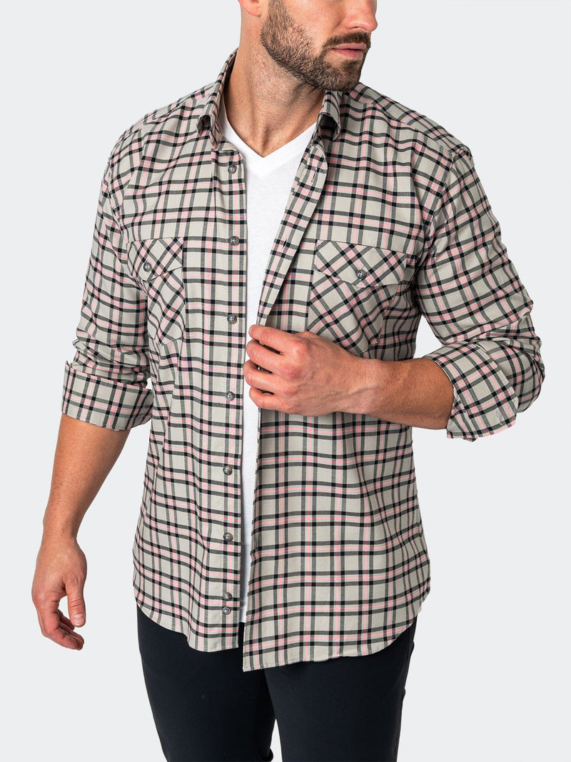 Flannel PlaidPink Grey