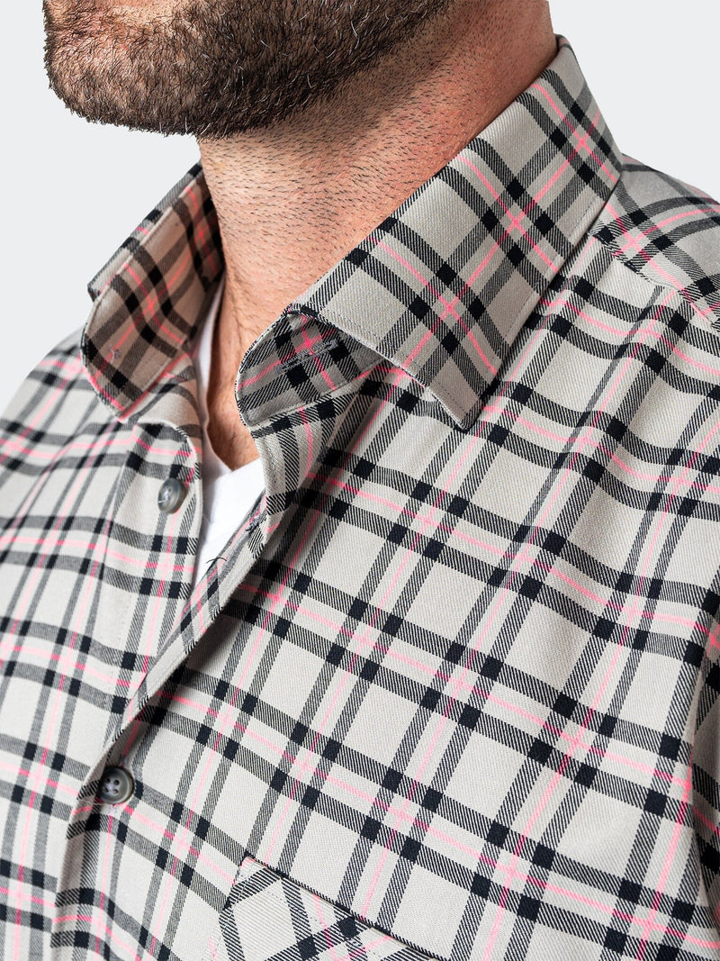 Flannel PlaidPink Grey