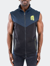 Golf Vest Fairway Black View-1