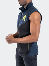 Golf Vest Fairway Black View-4